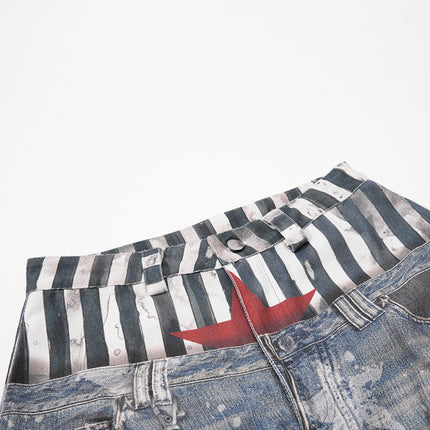 Curved Knife Denim
