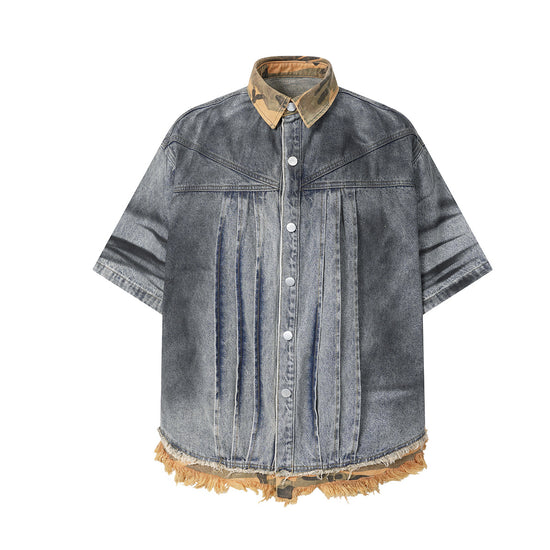 Raw Edge Denim Shirt II