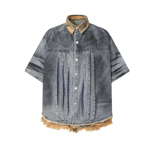 Raw Edge Denim Shirt III