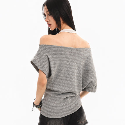 Halterneck Spliced Top