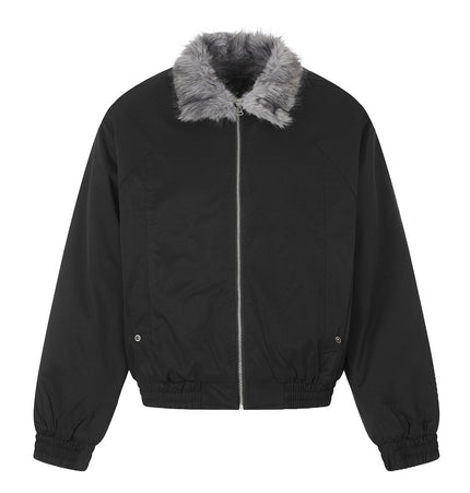 Faux-Fur Collar Pilot Jacket