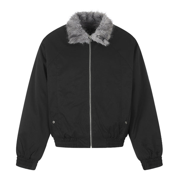 Faux-Fur Collar Pilot Jacket