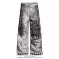 Letter Wide Jeans