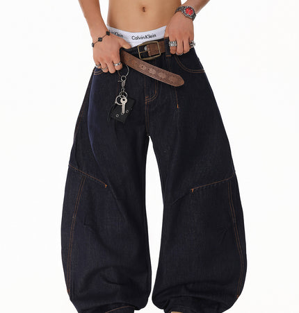 Vintage Deconstructed Scimitar Jeans
