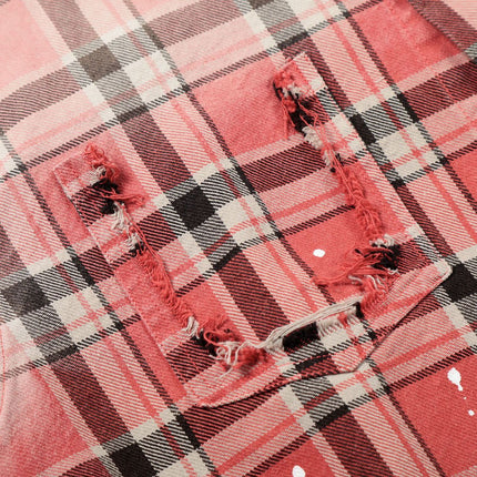 Wasteland Washed Plaid Overshirt