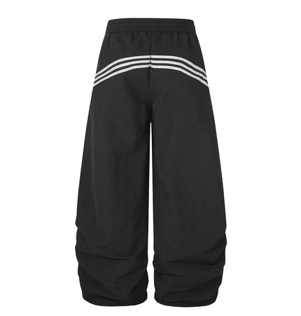 Pleated Three-Stripe Track Set