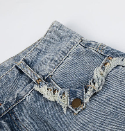 Heavy Washed Workwear Denim