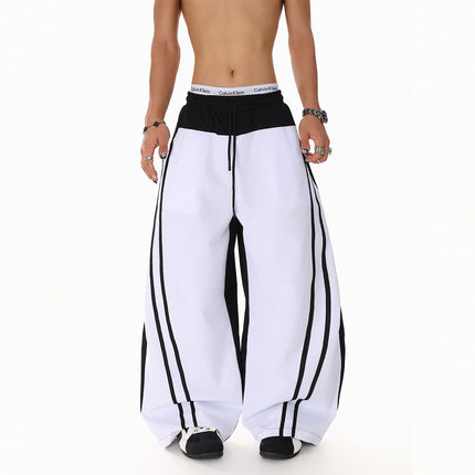 Patchwork Color Casual Pants