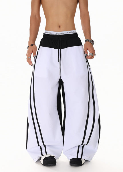 Patchwork Casual Pants