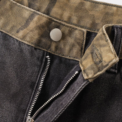 Wasteland Stained Denim Shorts
