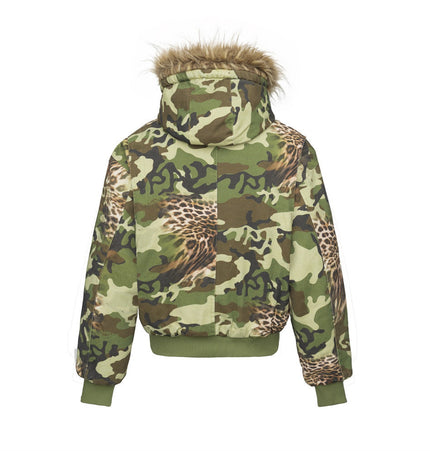 Digital Camo Hooded Workwear Jacket