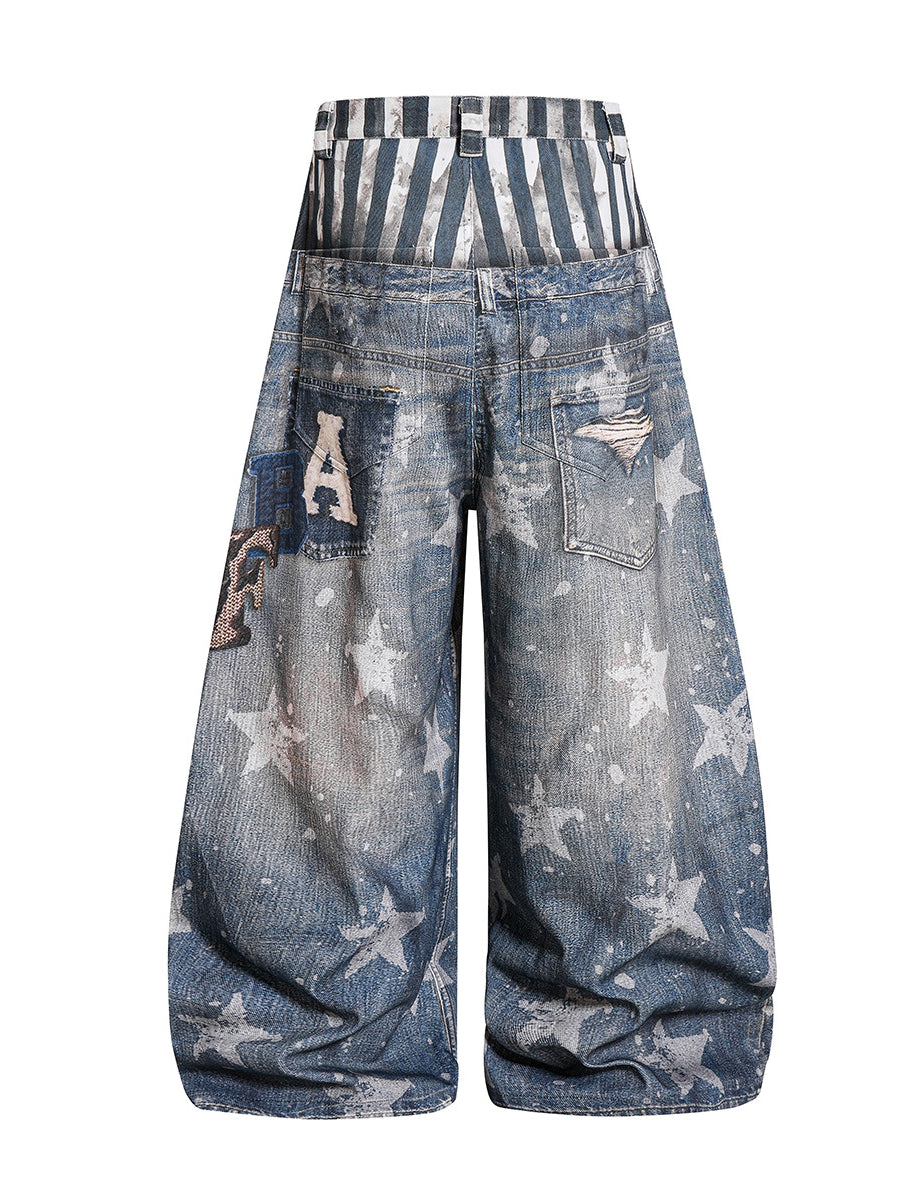 Curved Knife Denim
