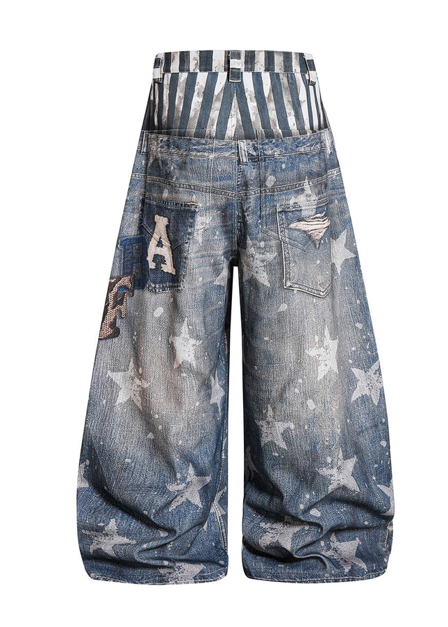 Curved Knife Denim