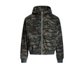 Camouflage Hooded Cargo Jacket