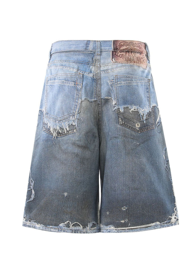 Distressed Denim short