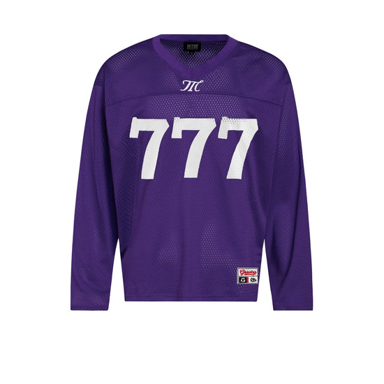 Mesh Cut-Out Mesh Jersey