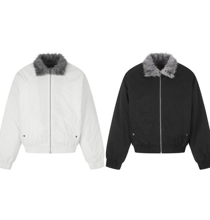 Faux-Fur Collar Pilot Jacket
