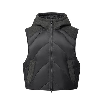 Two-Way Zip Puffer Vest