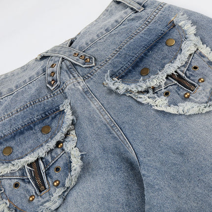 Heavy Washed Workwear Denim