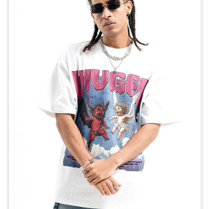 Heavy Small-Neckline Tee
