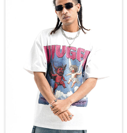 Heavy Small-Neckline Tee