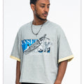 ONSEVENINE Cooling Breathable Direct-Spray Printed Short Sleeve, Loose Casual Short Neckline, Summer Unisex T-Shirt