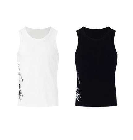 Printed Slim-Fit Tank