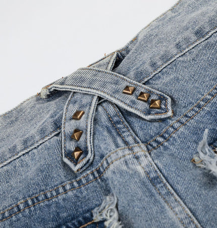 Heavy Washed Workwear Denim