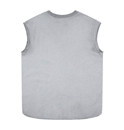 Washed Cross Distressed Tank