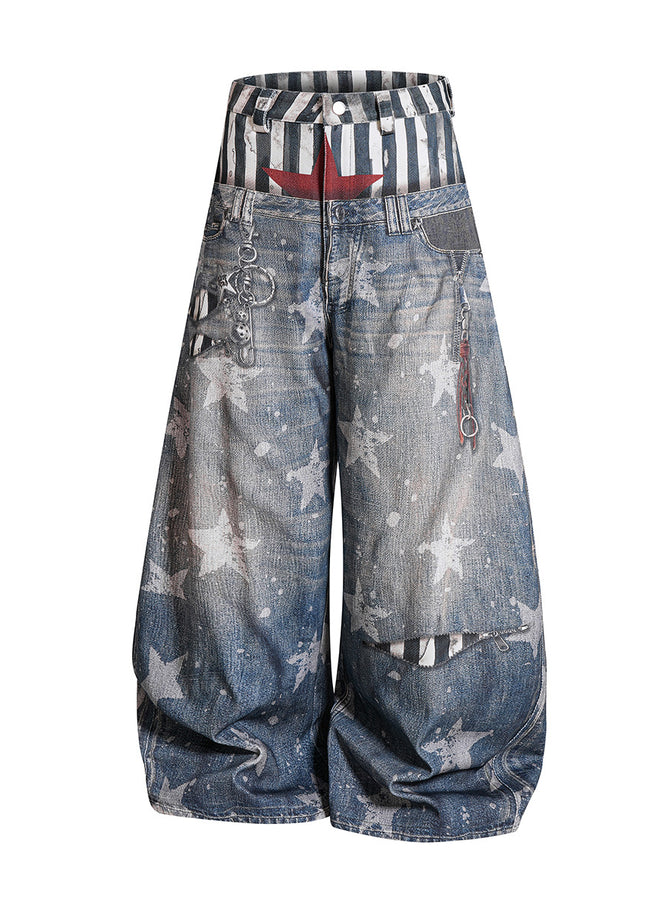 Curved Knife Denim