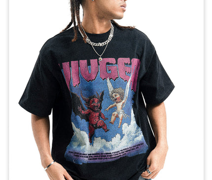Heavy Small-Neckline Tee