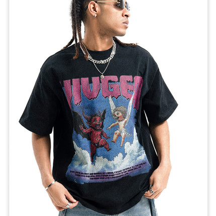 Heavy Small-Neckline Tee