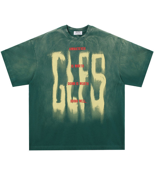 Graffiti Tie-Dye Tee