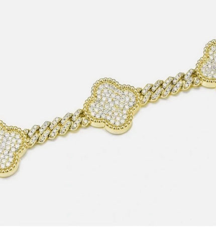 Clover Stone Bracelet
