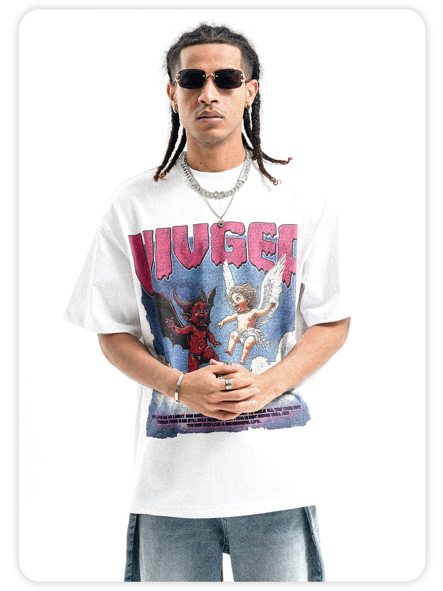 Heavy Small-Neckline Tee