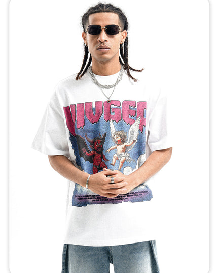 Heavy Small-Neckline Tee