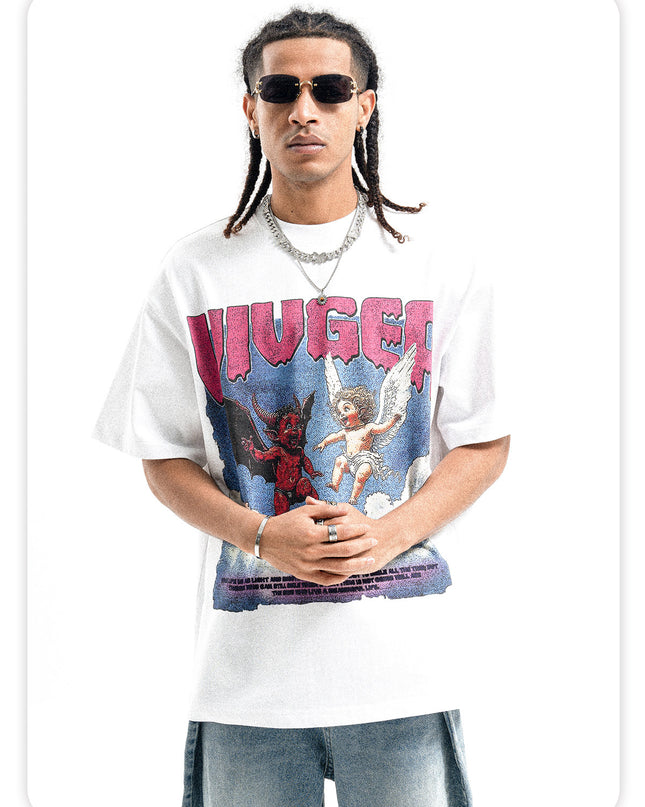 Heavy Small-Neckline Tee