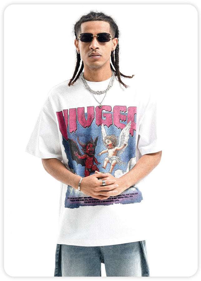 Heavy Small-Neckline Tee