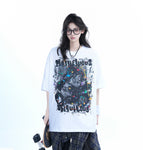 S / white