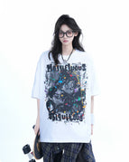 S / white