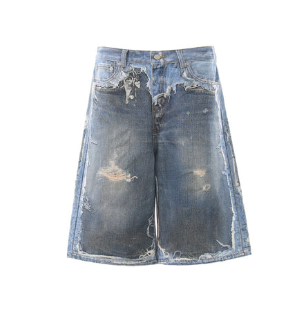 Distressed Denim short
