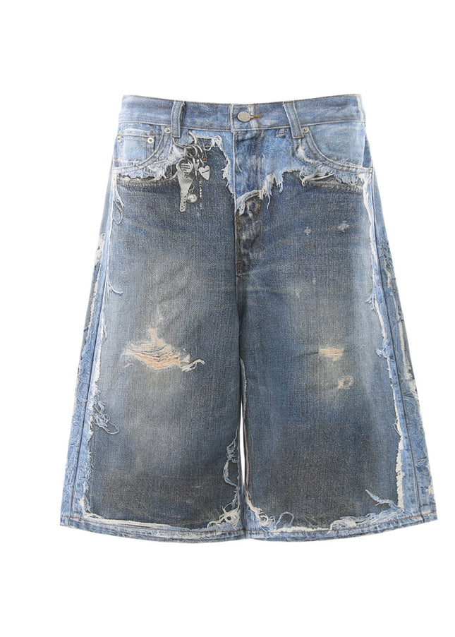 Distressed Denim short