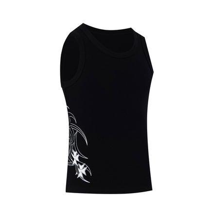 Printed Slim-Fit Tank