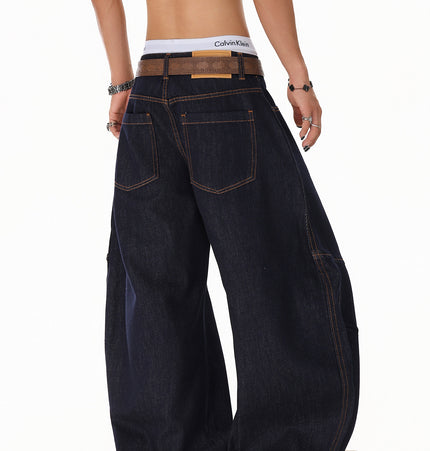 Vintage Deconstructed Scimitar Jeans