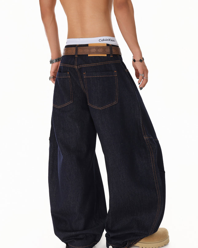 Vintage Deconstructed Scimitar Jeans