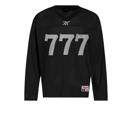 Mesh Cut-Out Mesh Jersey
