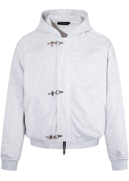 Metal Button Hoodie & Sweatpant Set