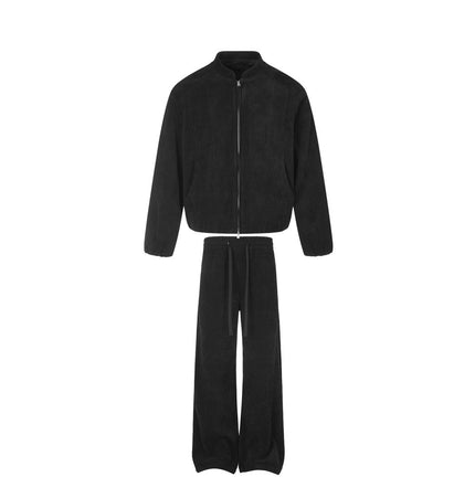Double-Zip Track Jacket Set