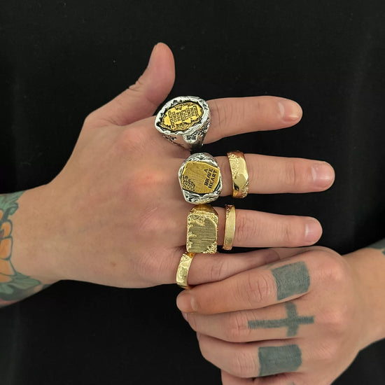 Letter Ring Set