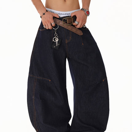 Vintage Deconstructed Scimitar Jeans